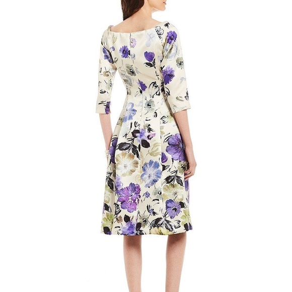 NEW ALEX MARIE FLORAL PRINT DRESS SIZE 16 - Picture 2 of 9